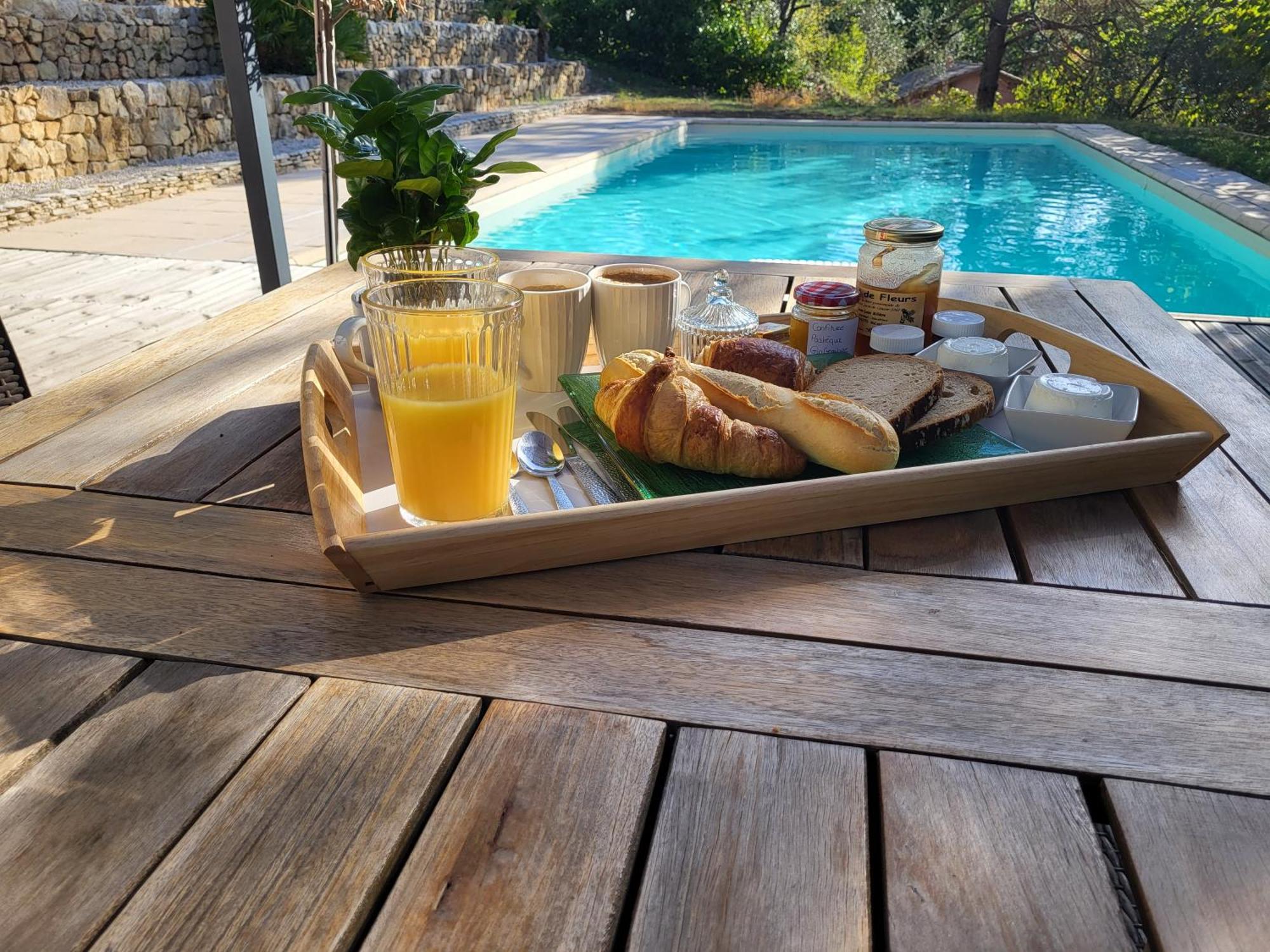 Lou Mas Del Ranc Bed & Breakfast Roquesteron Exterior photo