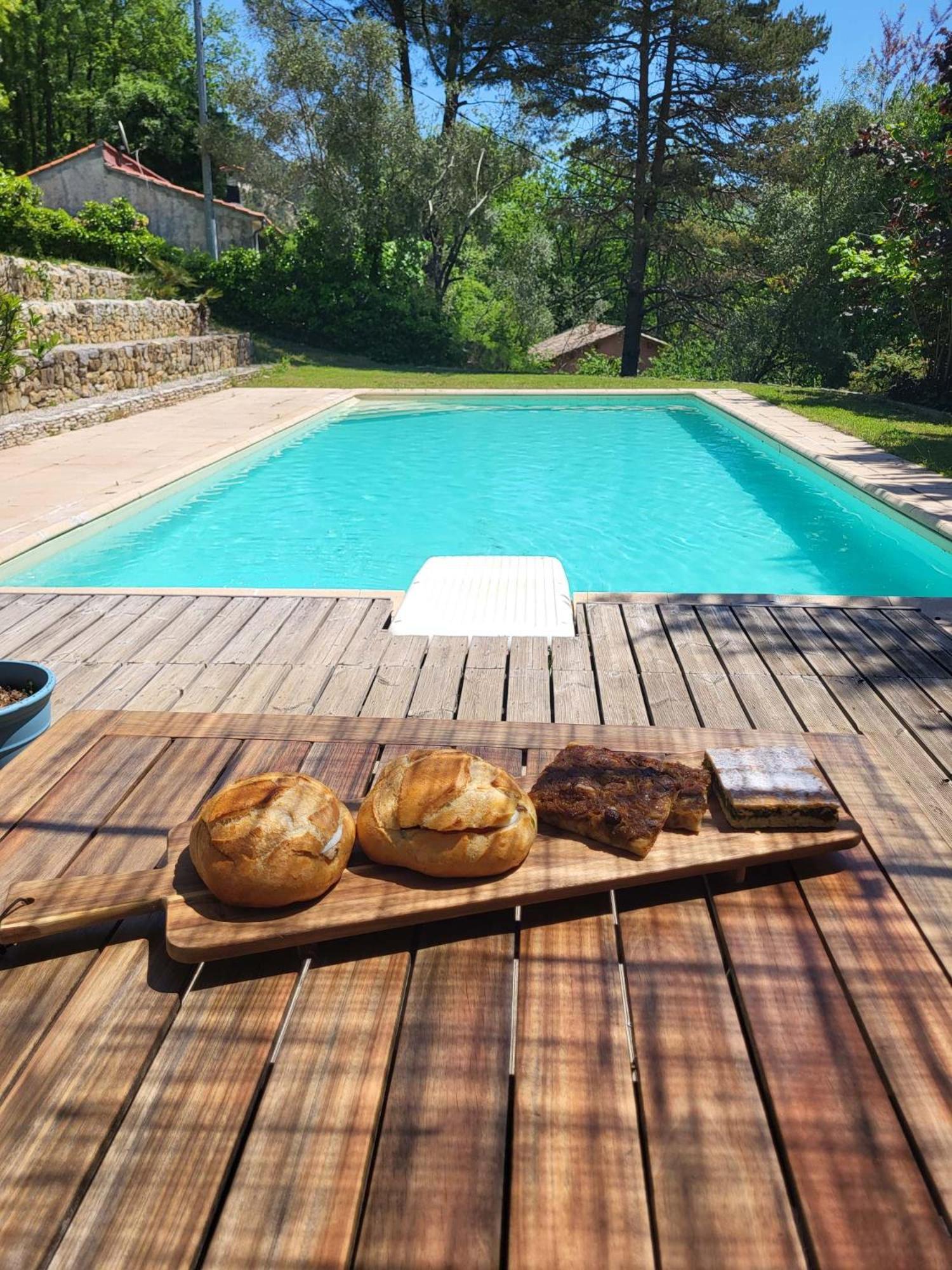 Lou Mas Del Ranc Bed & Breakfast Roquesteron Exterior photo
